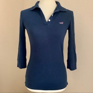 Sold on Facebook - Hollister 3/4 Sleeve Polo Shirt